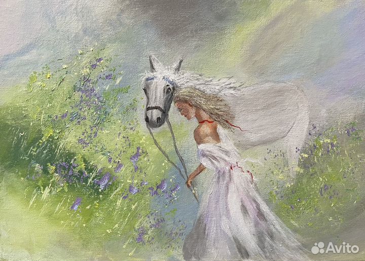 Девушка с лошадью