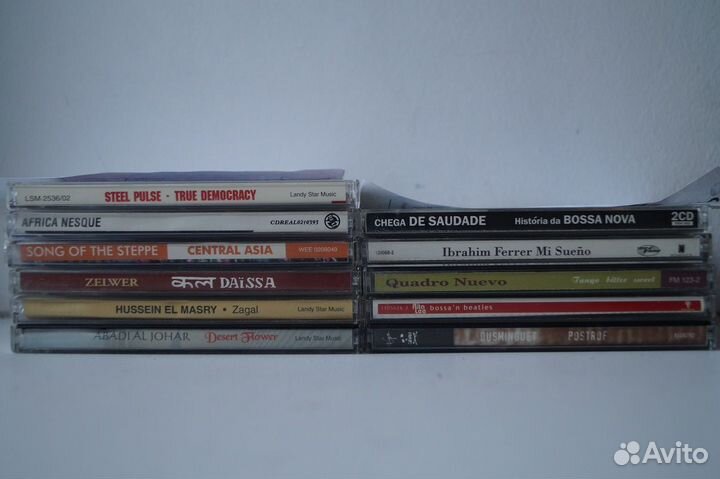 CD фолк, рокабилли, босса-нова, классика и проч