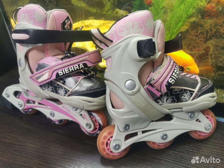 Роликовые коньки детские раздвижные