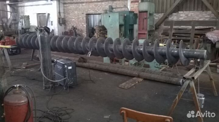 Буровой шнек, для гидробуров, ямобуров, бкм, кму