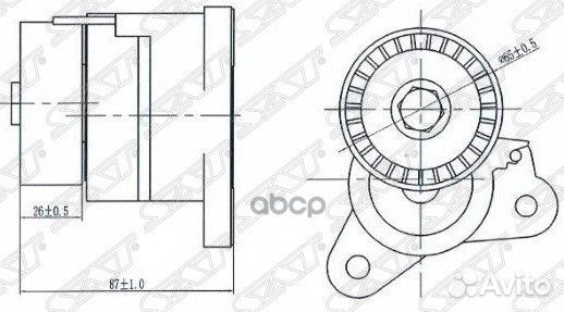 Натяжитель приводного ремня MMC ASX/lancer 1,8