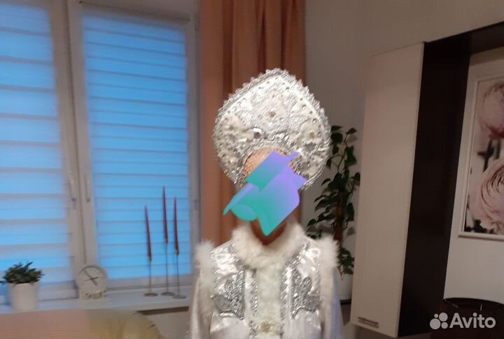 Костюм снегурочки взрослый