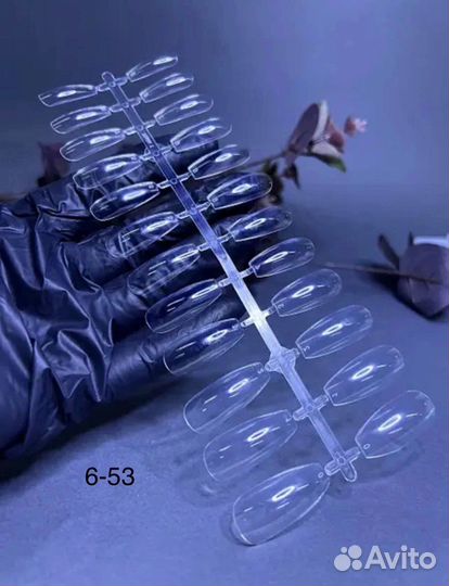 Гелевые типсы для наращивания ногтей