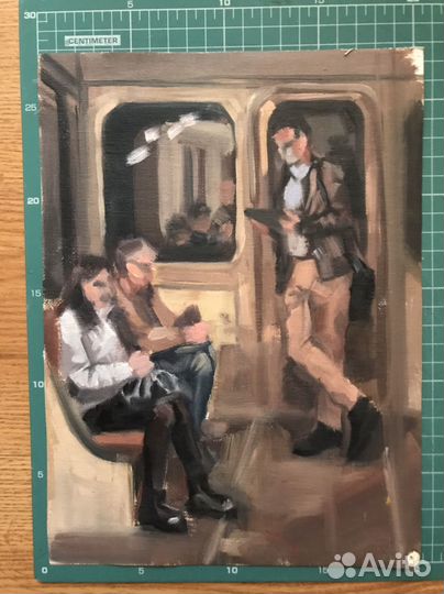 Картины маслом на холсте без подрамника