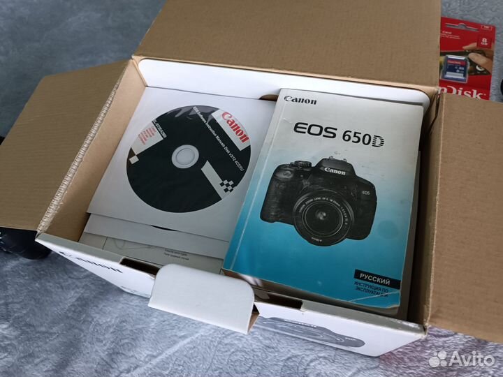 Зеркальный фотоаппарат canon eos 650d