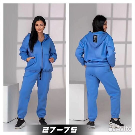 Спортивный костюм на флисе до 60 размера