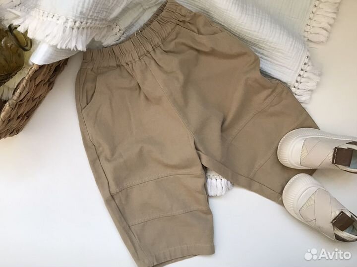 Брюки новые хлопковые 80 90 100