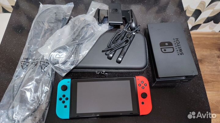 Nintendo Switch rev.2 + sd карта 256GB