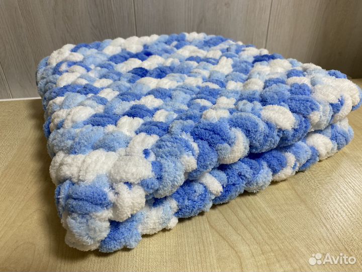 Плед детский вязаный ручная работа