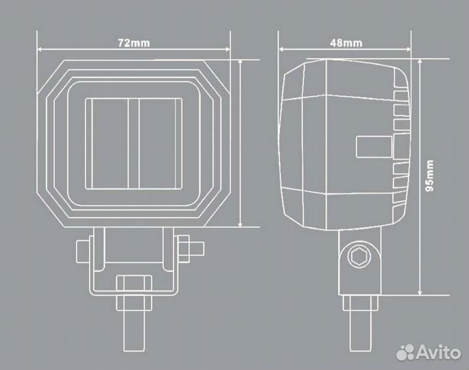Фара фонарь лед arctic последние по скидке
