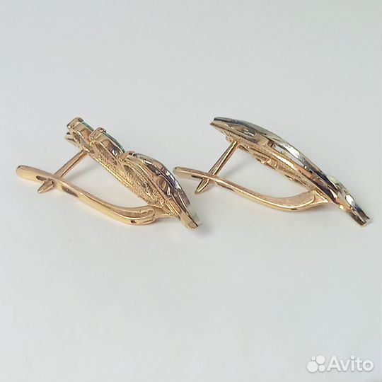 Золотые серьги