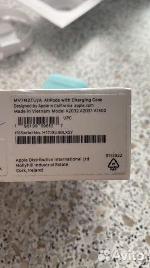 Наушники apple airpods 2