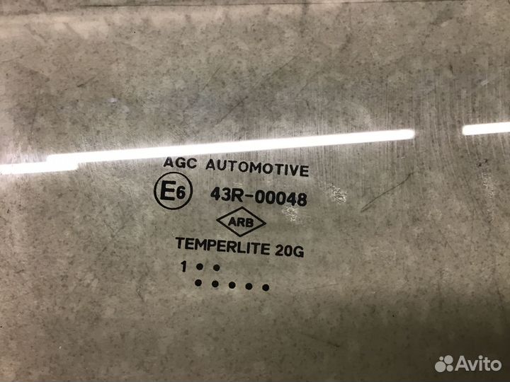 Стекло двери задней правой Renault Sandero 2009-20