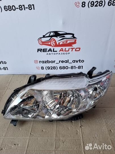 Фара левая тойота королла е150 до рест