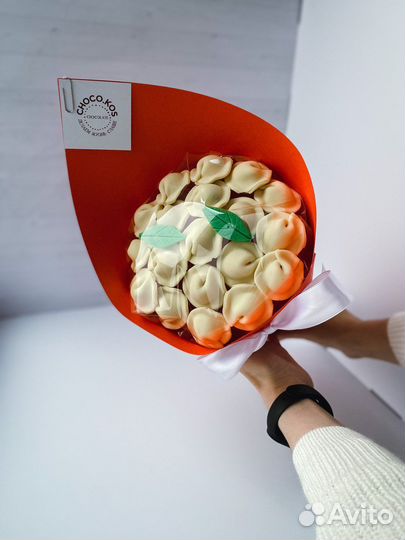 Шоколадные пельмени. Подарок букет для мужчины