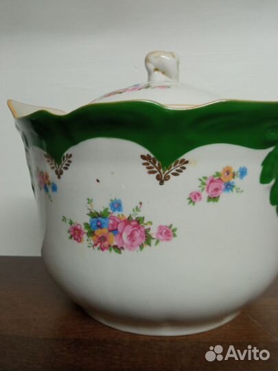 Супница Воспоминания. СССР. Дулево. Фарфор