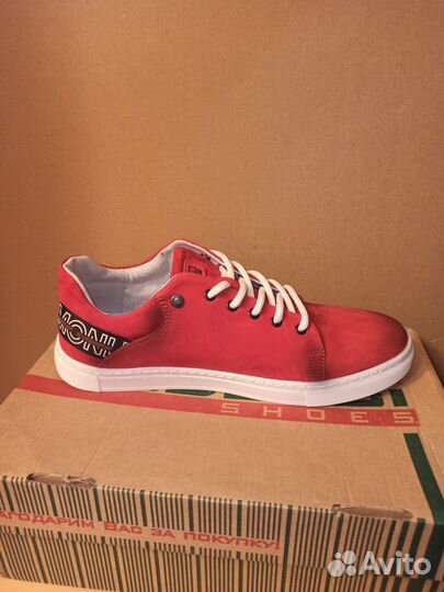 Кеды новые 41 размер натуральная кожа и нубук 27см