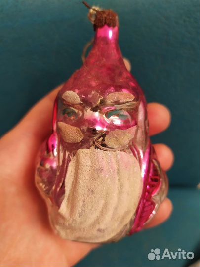 Елочная игрушка дед мороз СССР