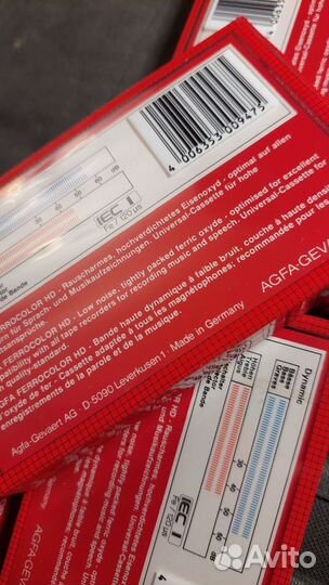 Аудиокассеты agfa ferrocolor hd