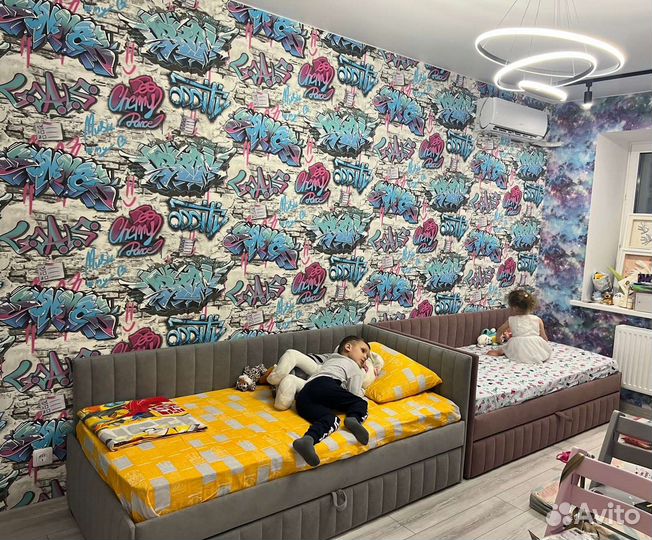 Мягкая кровать детская и подростковая