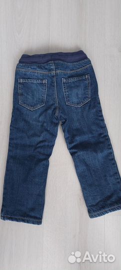 Джинсы детские, утеплённые