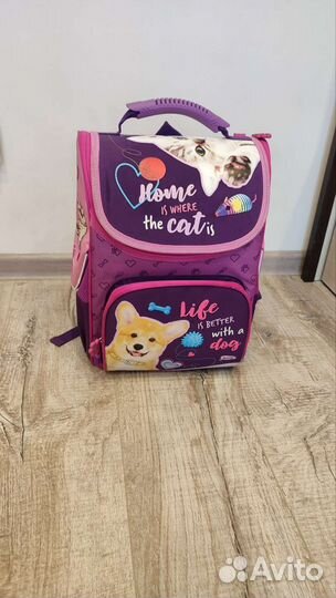 Рюкзак школьный для девочки бу