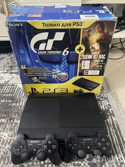 Ps3 super slim 500gb +50 игр