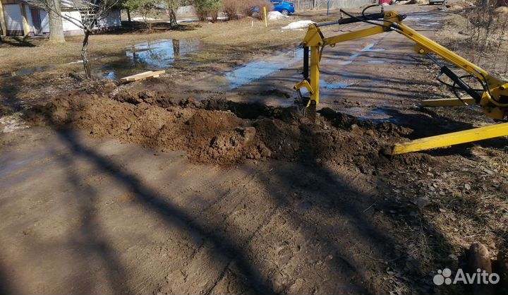 Услуги мини экскаватора копка земляные работы
