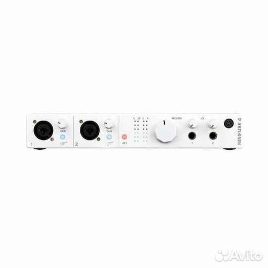 USB аудиоинтерфейс Arturia MiniFuse 4 White