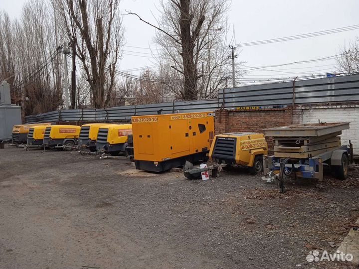 Аренда компрессора, аренда генератора