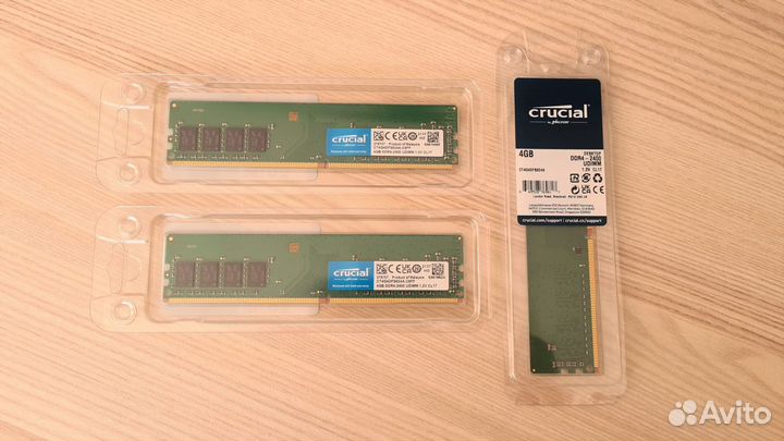 Новая Оперативная память DDR4 4GB 2400 мгц
