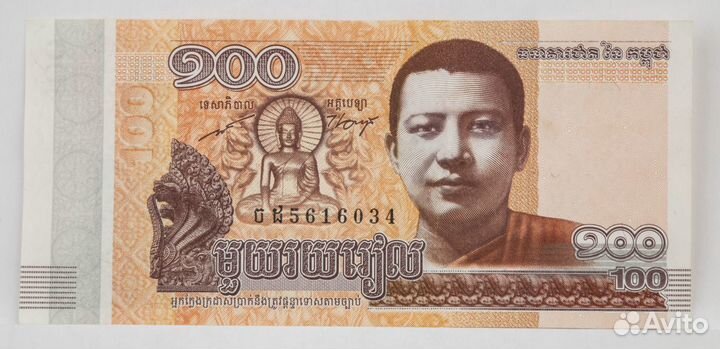 Риель Камбоджа 100