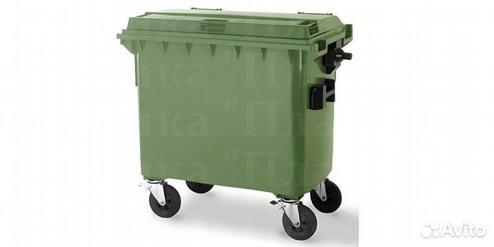 Бак мусорный пластиковый 770л S3215