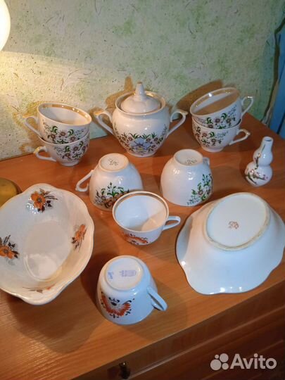 Посуда разная СССР, хрусталь, подсвечники