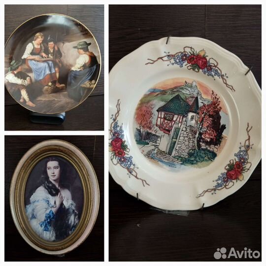 Декоративные тарелки на стену, Франция