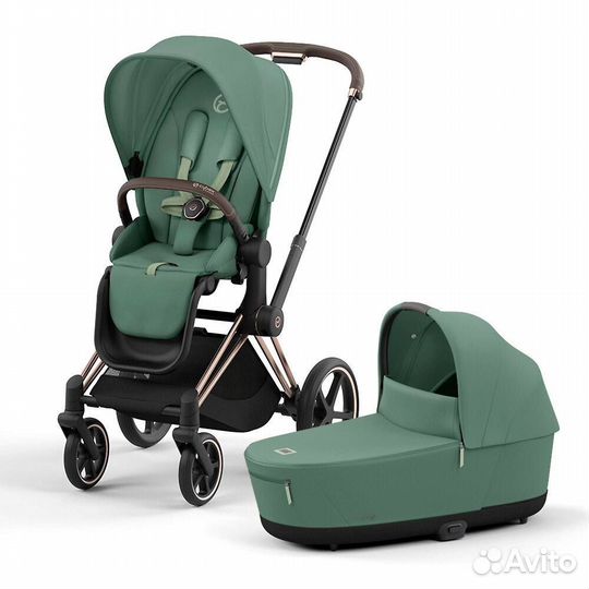 Коляска 2 в 1 Cybex Priam IV Leaf Green
