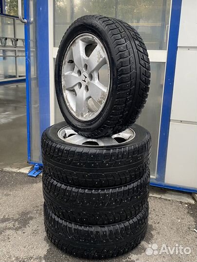 Диски honda r16 enkei с зимней резиной