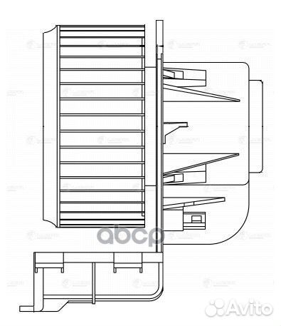 Э/вентилятор отоп. для а/м VW Transporter T5 (0