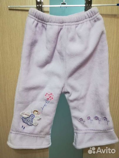 Штаны флисовые для девочки