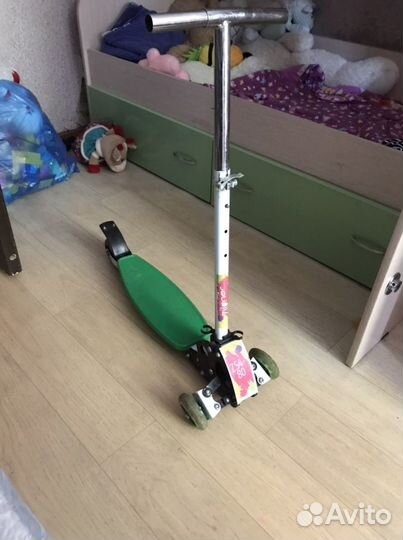 Самокат детский трехколесный бу