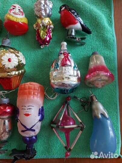 Елочные игрушки СССР редкие, каталожные