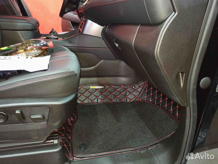 3Д коврики из экокожи chevrolet tahoe 2020 5