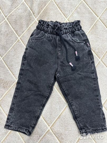 Теплые вещи пакетом на девочку 86 92