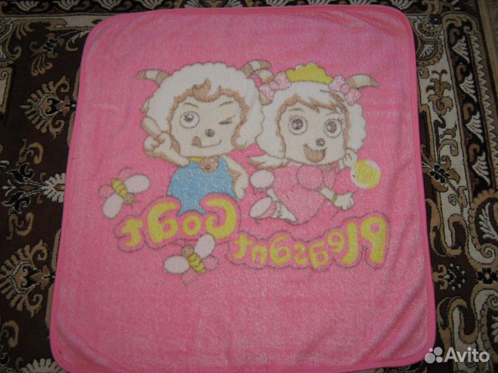 Плед на кровать от 0 до 5ти лет для девочки