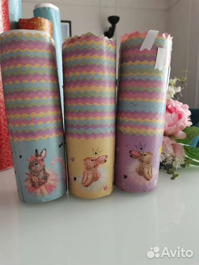 Бумажные формы для маффинов, кексов, капкейков