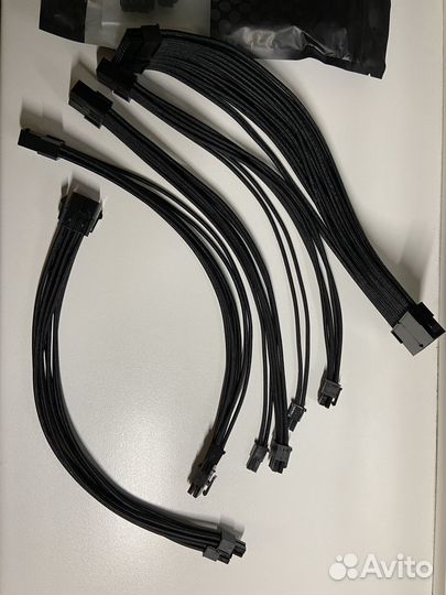 Комплект кабелей для блока питания в оплетке