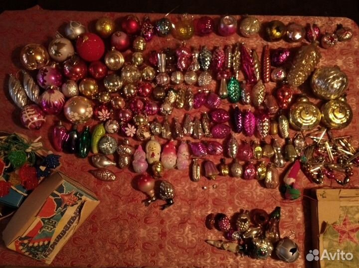 Елочные игрушки СССР советские