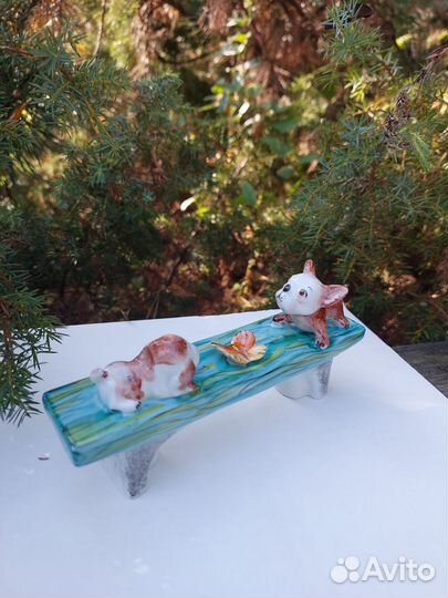 Гжель Собаки и Кошки