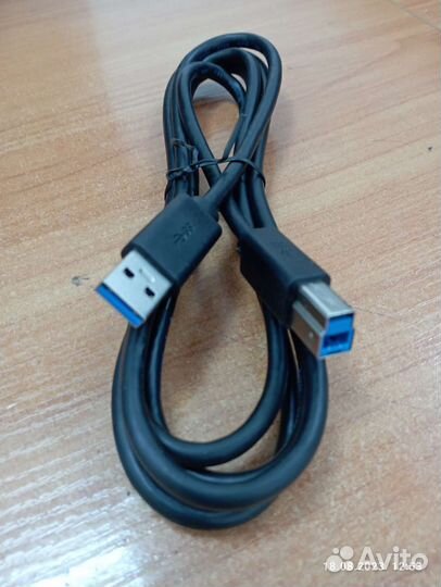 Кабели USB для принтера, VGA для монитора