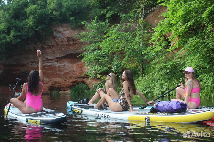 Сап прогулки по реке Оредеж